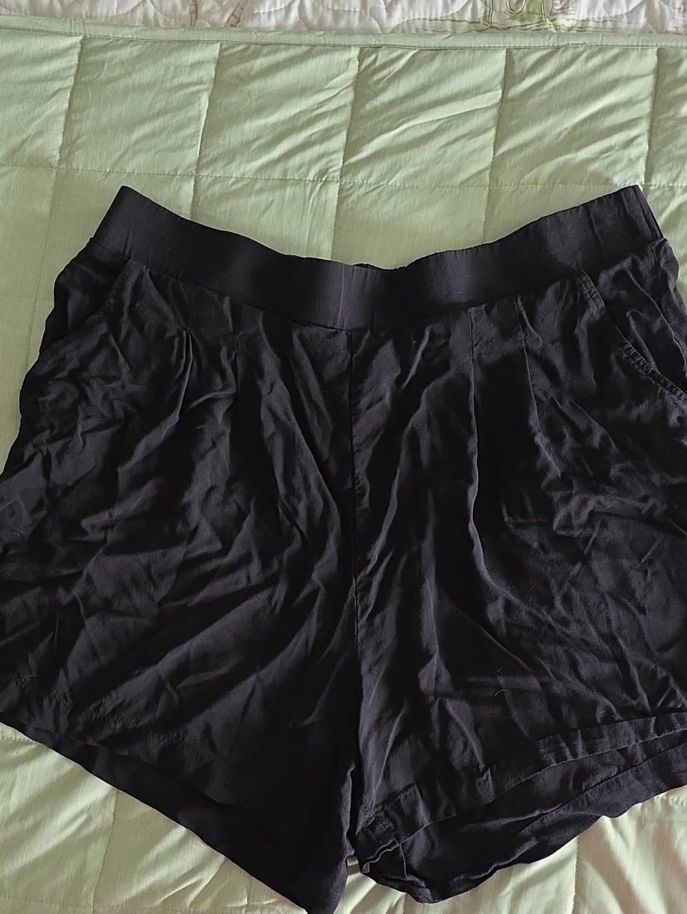 torrid Black High-Rise Casual Lounge Shorts
